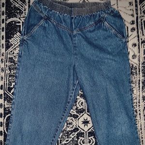 VTG 80’s Lady Blair High Waisted Stretchy Blue Jeans: Size 14P